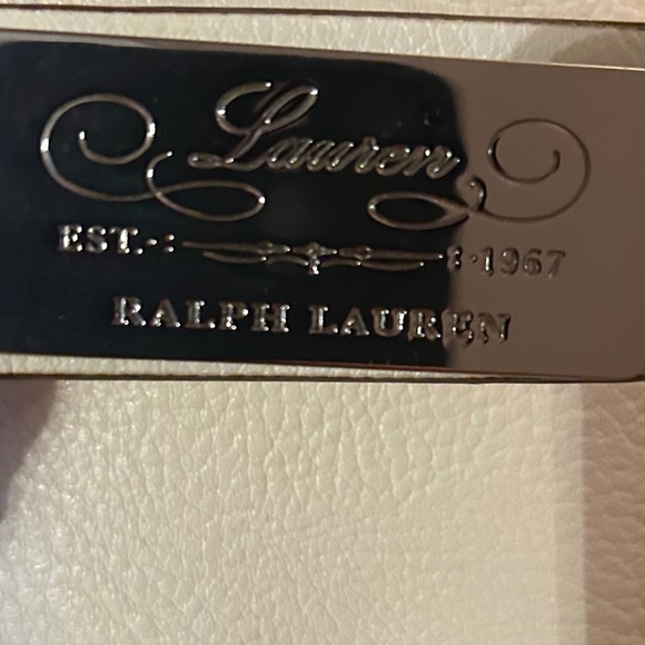 Ralph Lauren White purse - Picture 2 of 11